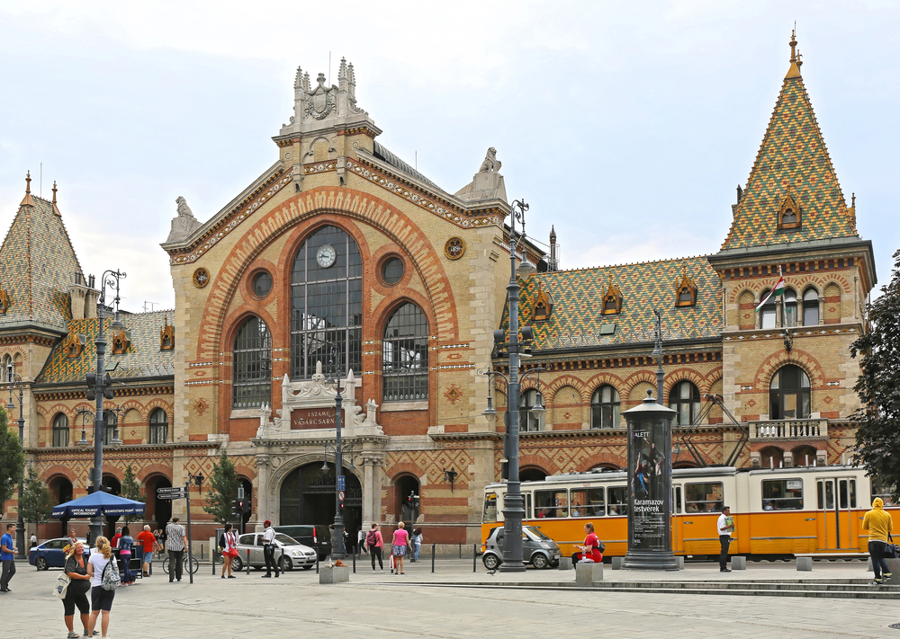 Hungary, Budapest, central market