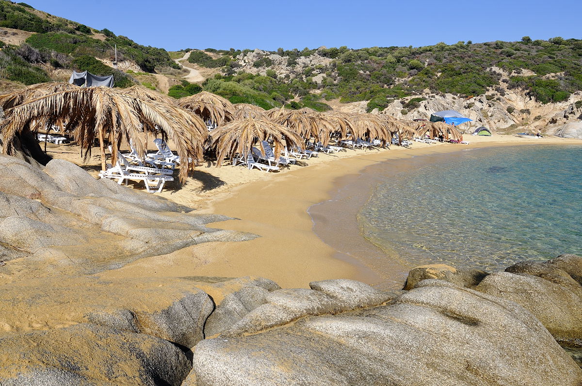 Greece, Sithonia, Tigania Beach